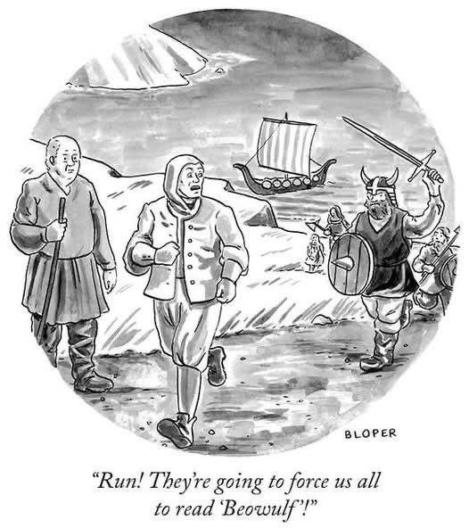 Beowulf Cartoon strip for the New Yorker by Bloper