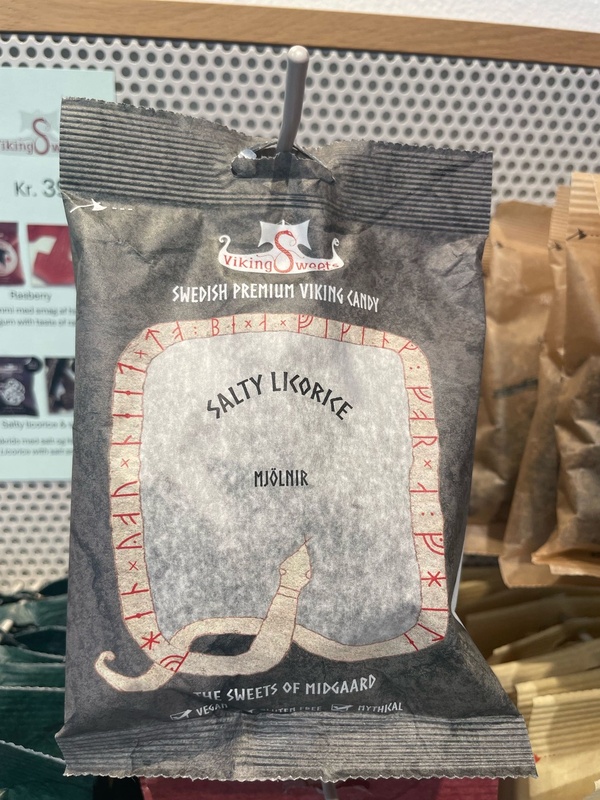 Viking-Themed Salty Licorice Candy