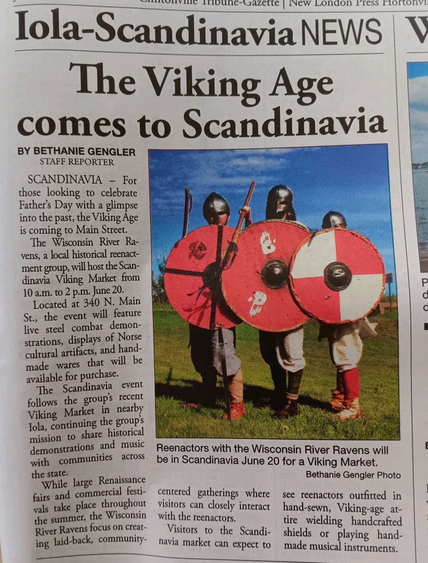 The Viking Age comes to Scandinavia - newspaper article