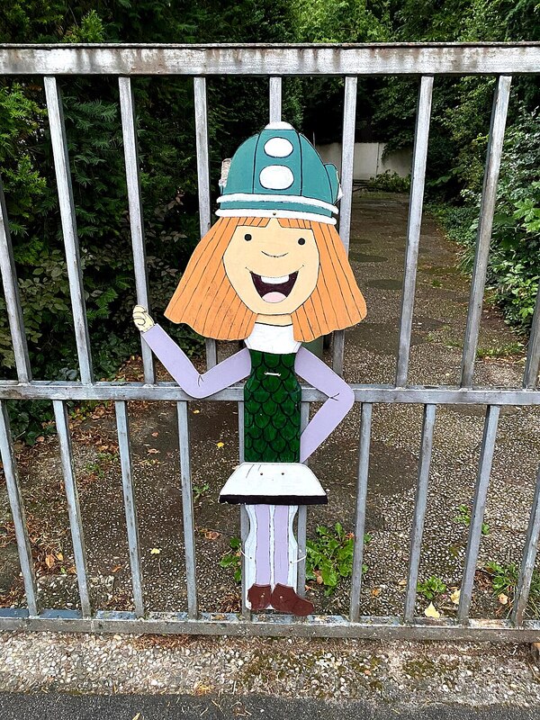 Depiction of Vicky the Viking in Ingolstadt (Germany)