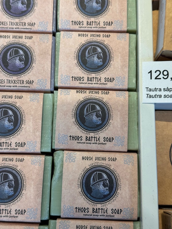 Thors Battle Soap (Natural Soap with Juniper)