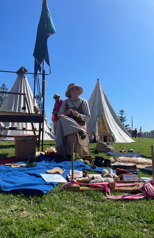 Re-enacting 9th Century Swedish Viking from Birka (Newcastle Medieval Faire)