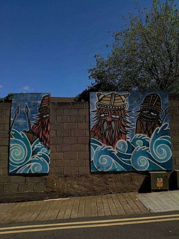 Viking street art