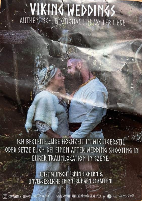 Viking Wedding Photography Flyer