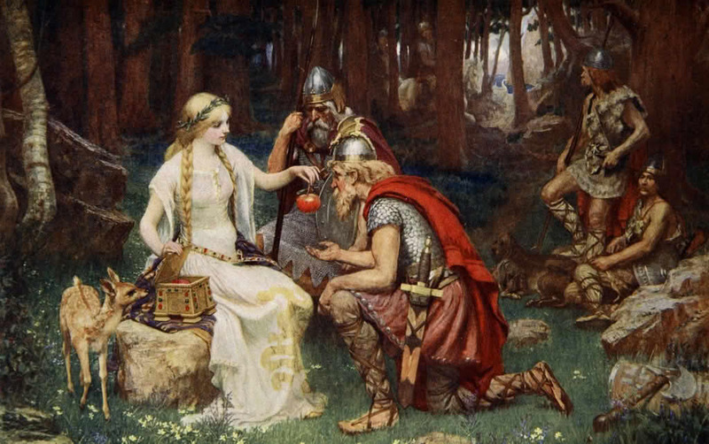 'Idunn and the apples' (J.D. Doyle Penrose)