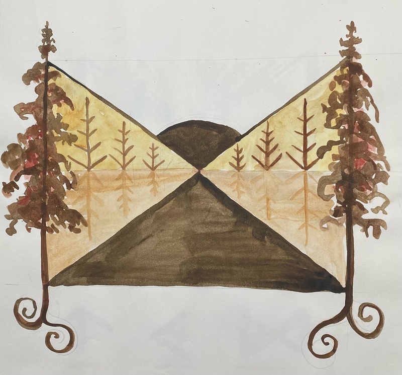 Artwork depicting Dagaz rune