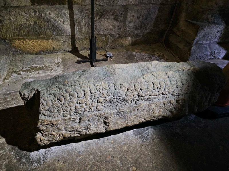 Hogback Stone in St Mary's Church, Lastingham (England)