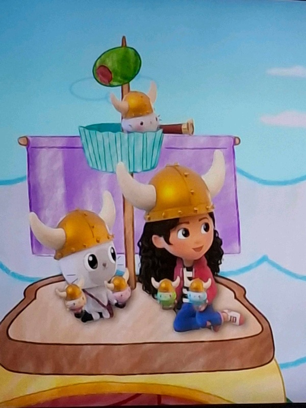 Gabby's Dollhouse Viking Helmets (Season 7, Episode 1)