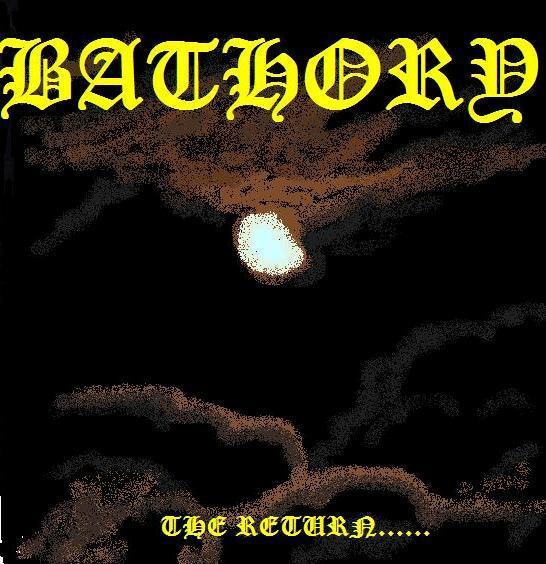 Front cover of "The Return……", by Swedish metal band Bathory