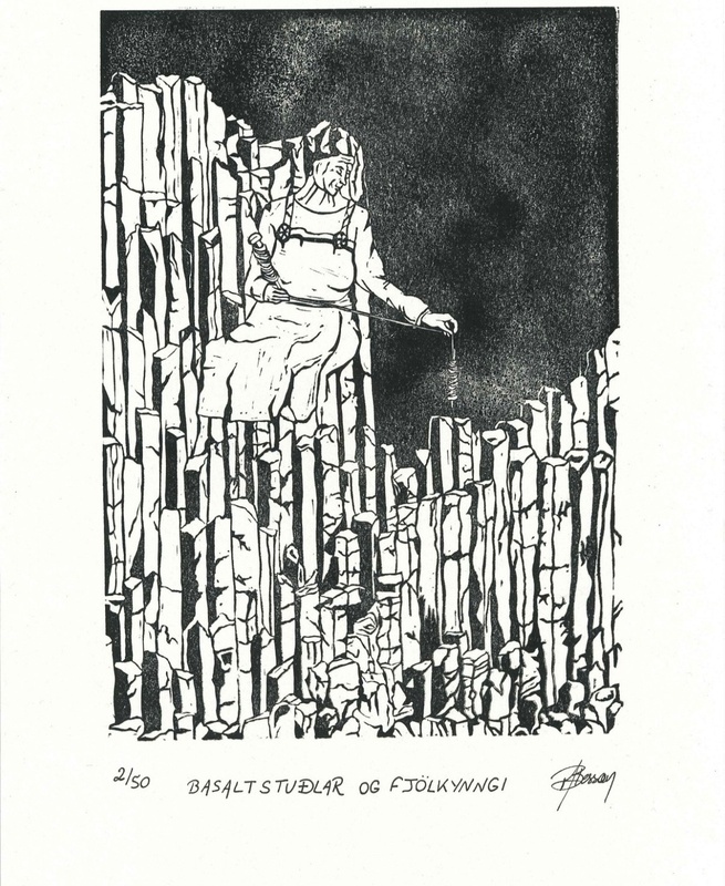 Basaltstuðlar og fjölkynngi (basalt columns and sorcery)