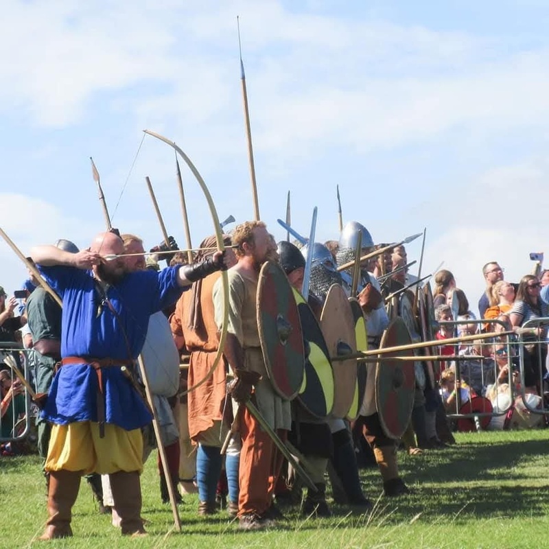 Shieldwall at the Magnus Vikings association Barelegs Festival