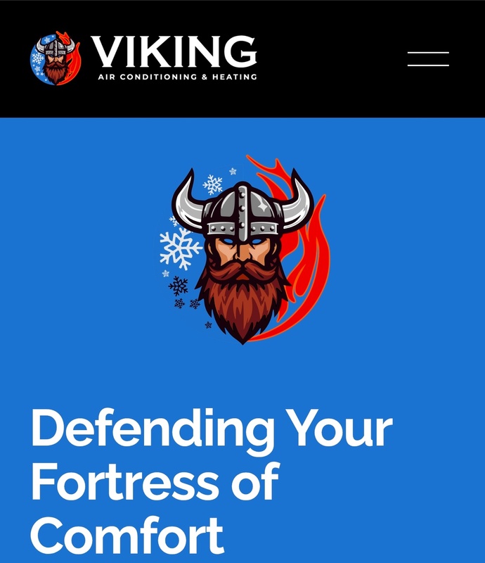 Online ad for Viking Air Conditioning and Heating