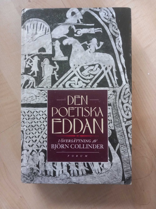 Den Poetiska Eddan, swedish version of the poetic Edda