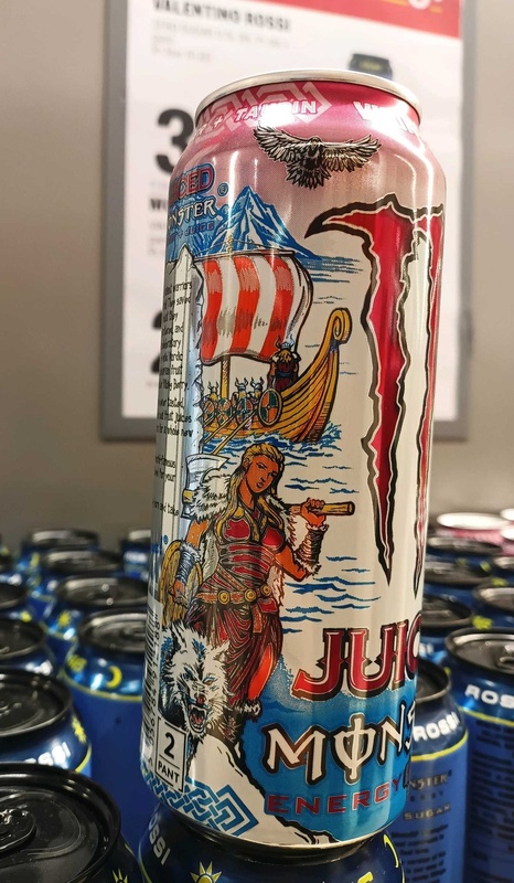 Monster Energy Juice Viking Berry flavour (Norway)