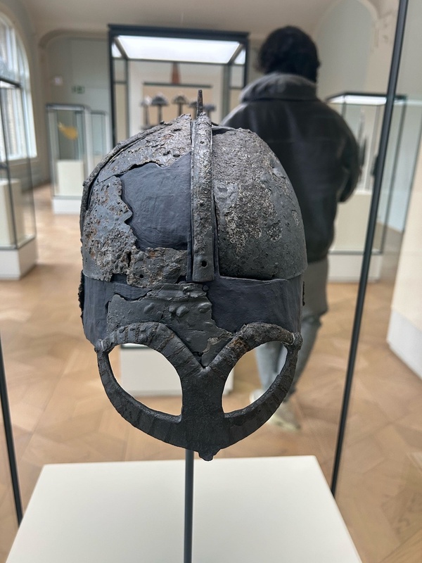 Gjermundbu helmet at the Historical Museum (Oslo)