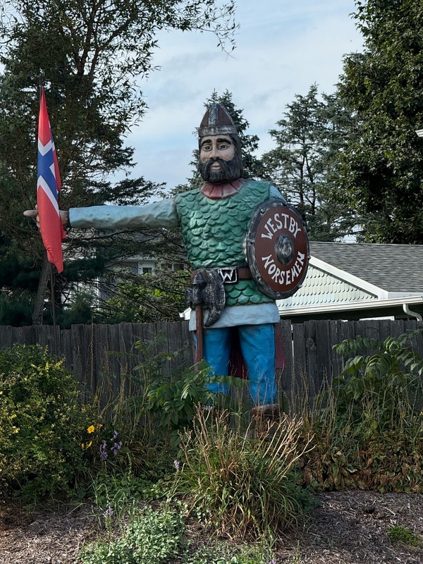 Westby Norseman statue (Westby, Wisconsin)