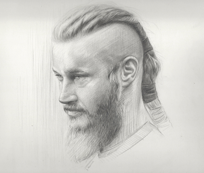 Ragnar Lodbrok from 'Vikings' (M. Hirst)
