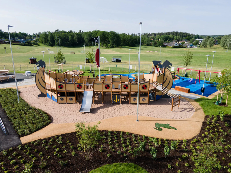 Viking-Themed Playground