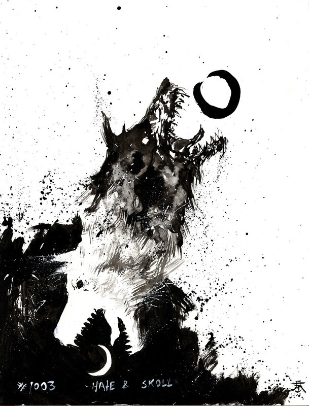 'Hati and Sköll' (K. Diaz Holm)
