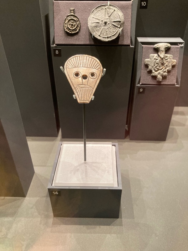 Viking carved bone plaque
