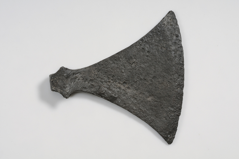 Broad-bladed iron axe from Ockelbo (Sweden)