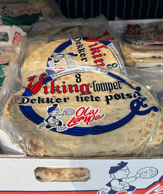 Viking lomper - Norwegian flatbread