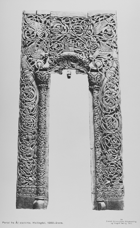 Flå Stave Church Portal