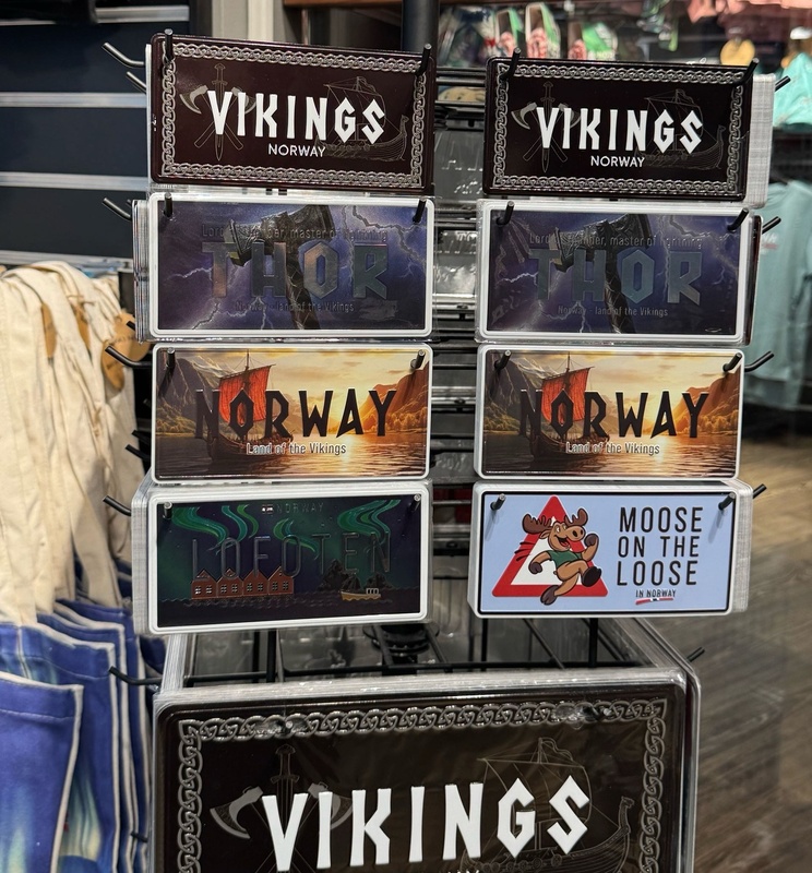 Viking-Themed Collectible License Plates