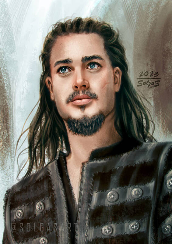 Drawing of Uhtred from "The Last Kingdom" (solgasart)