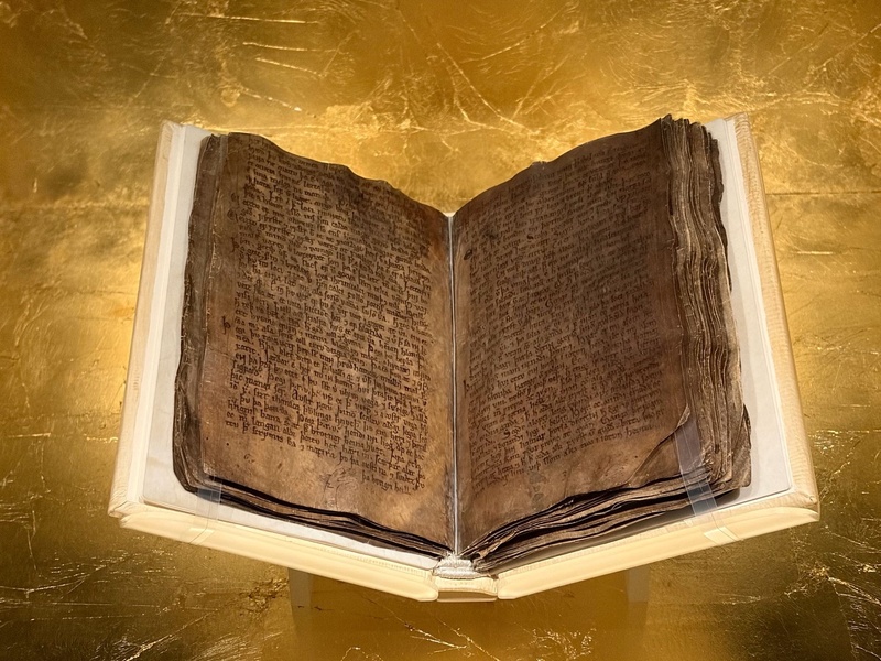 Codex Regius displayed at the Edda Building in Reykjavik (Iceland)