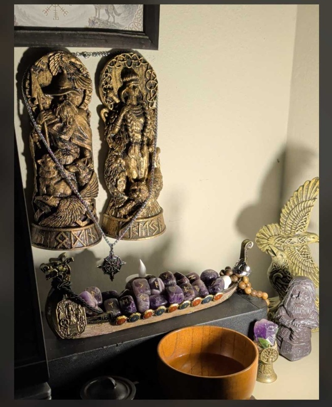 Collection of modern icons of the Norse gods (Ottawa)