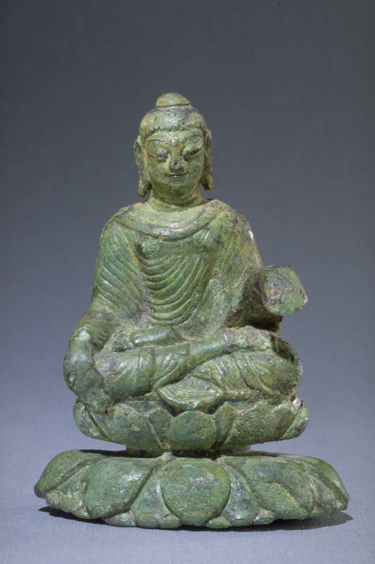 Buddha statuette from Helgö, Sweden