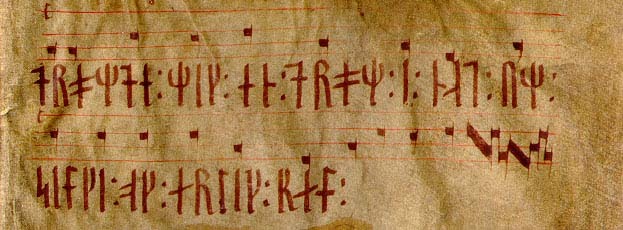 Runic Text "Drømte mig en drøm" from the Codex Runicus