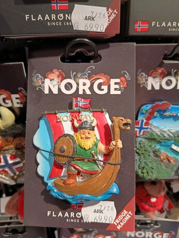 Norway souvenir fridge magnet