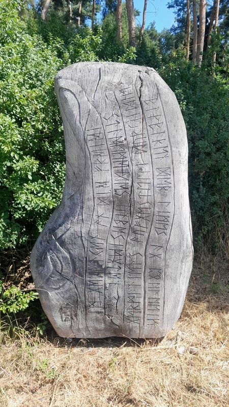 Model Runestone in Wood