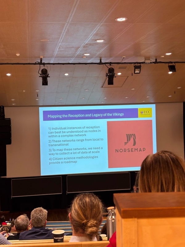 NorseMap presenting at the 20th Viking Congress