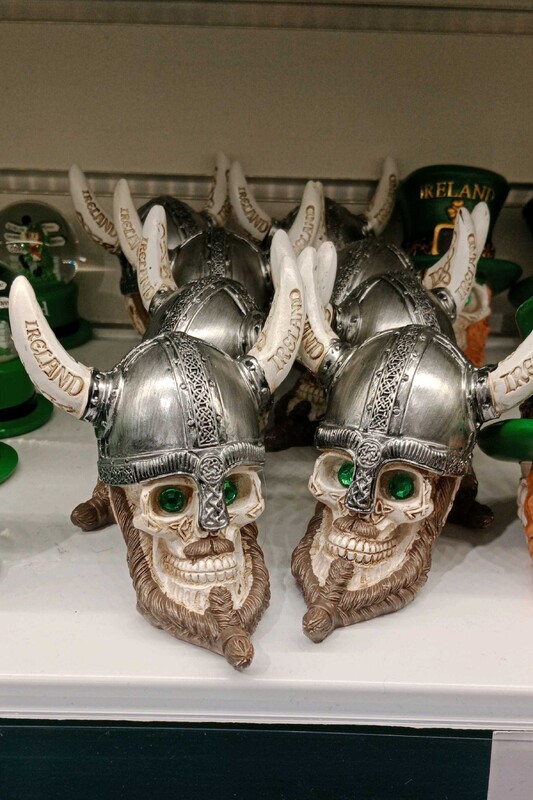 Decorative skulls with Viking helmet