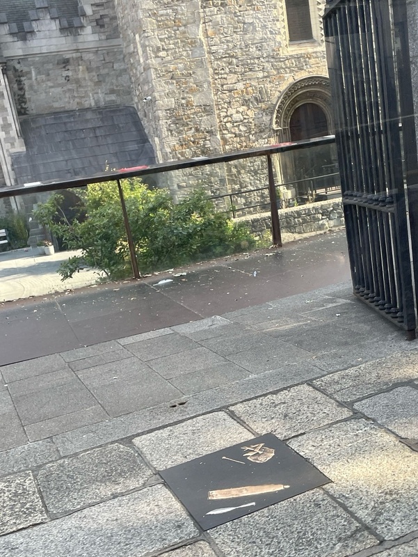 Viking metal plaque from Dublin