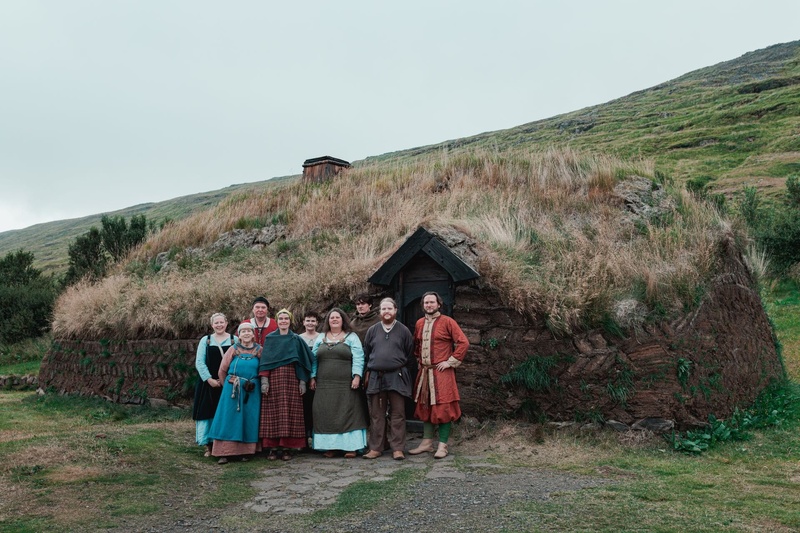 Reenactors at Eiríksstaðir - home of Erik the Red (Iceland)