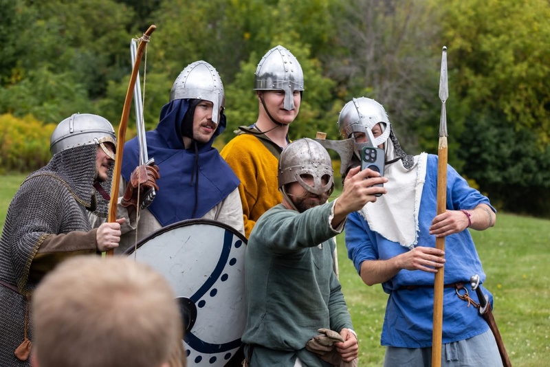 Reenactors at the Midwest Viking-Era Festival (Wisconsin)
