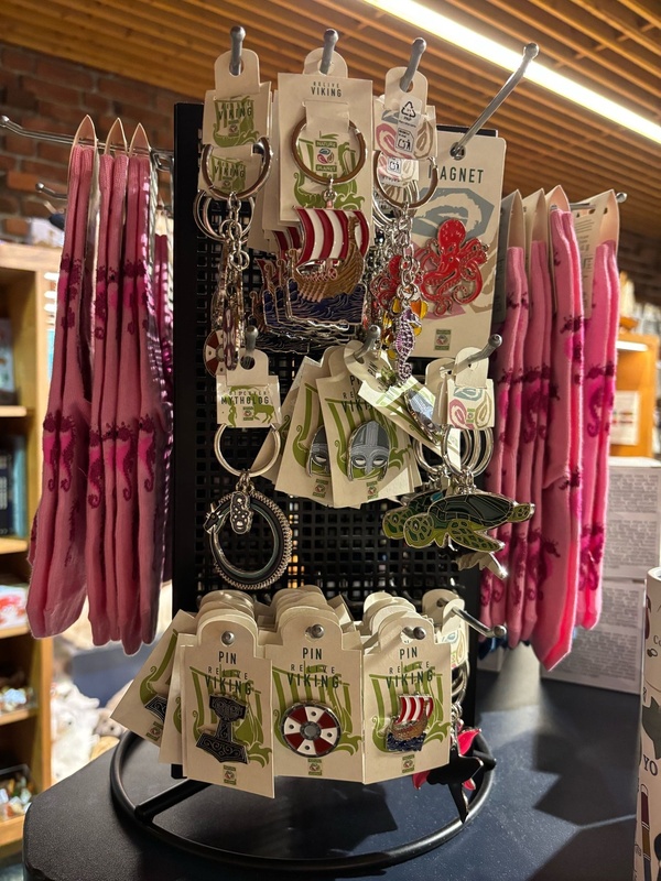 Various Viking themed keyrings and magnets (Oslo)