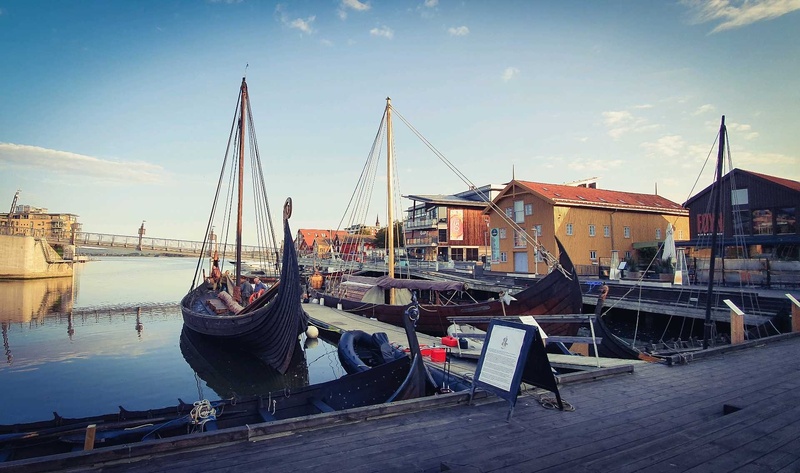 Saga Oseberg and Saga Farmann docked in Tønsberg, Norway