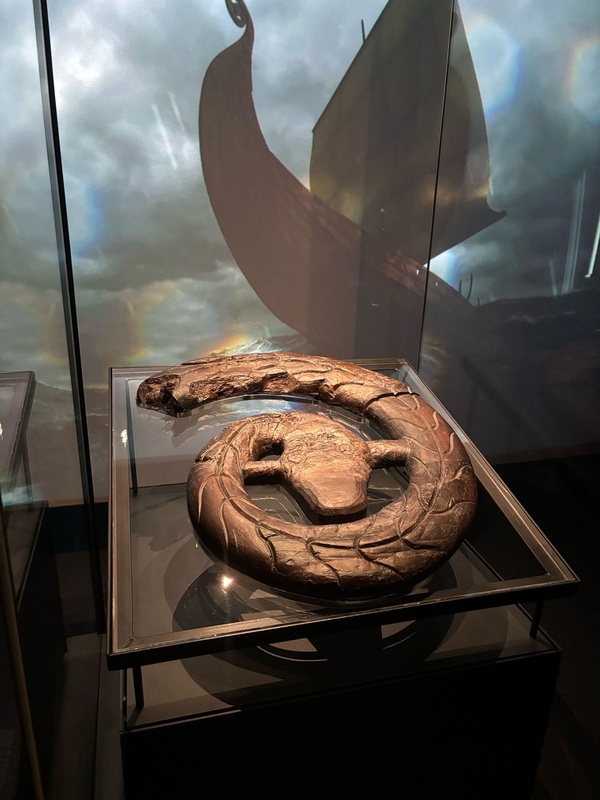Serpent head from the Oseberg ship
