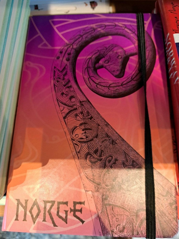 Notebook with motif from the Oseberg ship