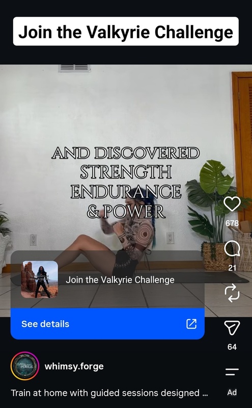 Ad for the Valkyrie Challenge