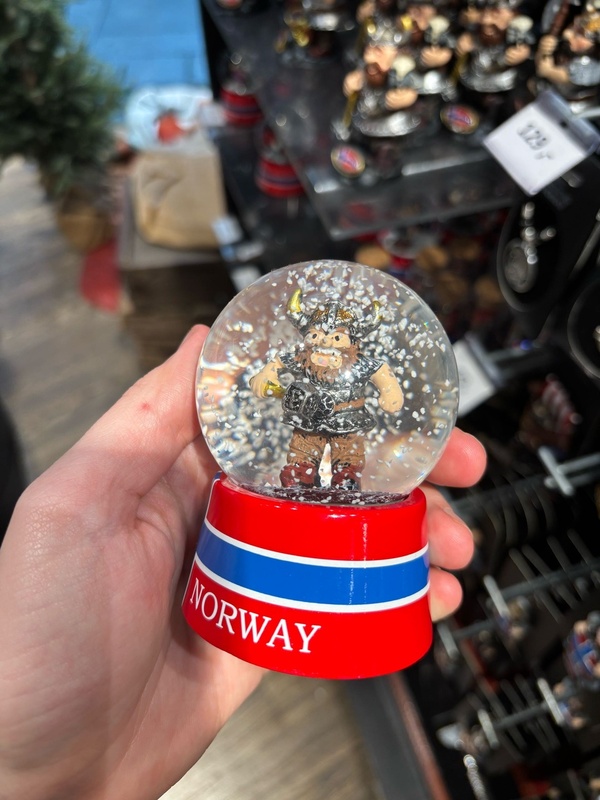 Viking Snow Globe