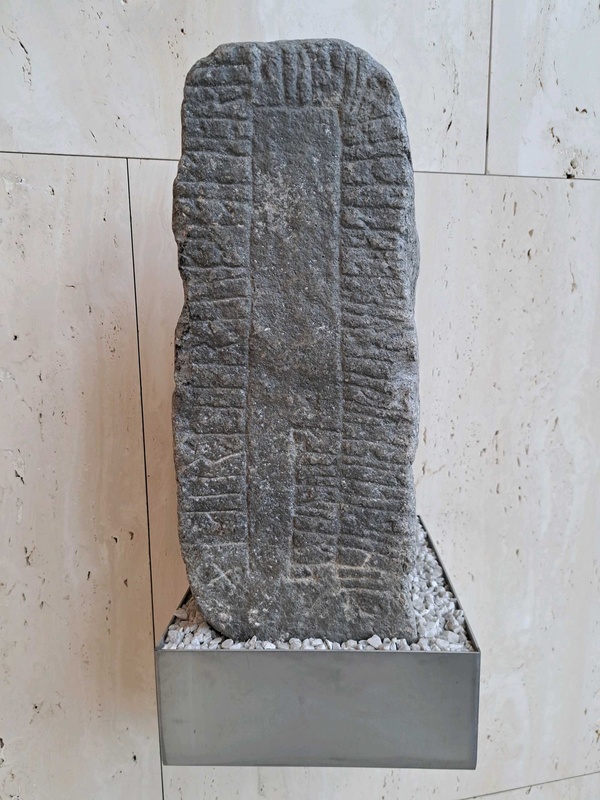 Nørstebø Runestone outside Oslo University Library