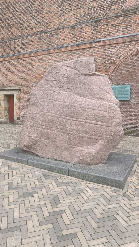 A copy of the Jutland runestone at Utrecht Domkirken