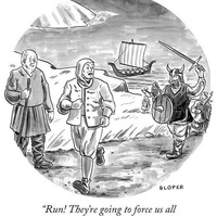 Beowulf Cartoon strip for the New Yorker by Bloper
