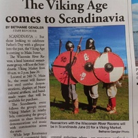 The Viking Age comes to Scandinavia - newspaper article